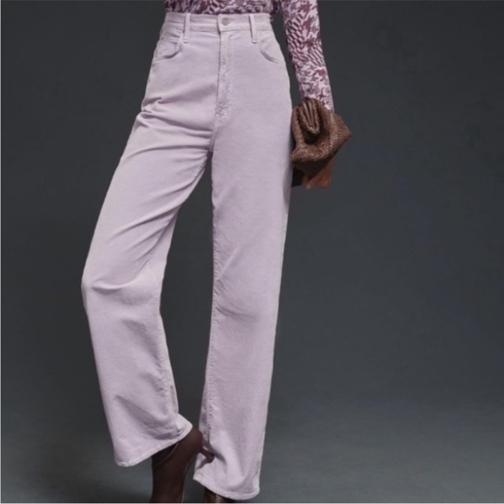NWT Mother The Tunnel Vision Sneak Hopscotch High Rise Corduroy Size 25